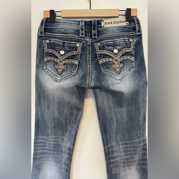 Rock Revival Karla boot cut jeans , sz 27 - Picture 5 of 16